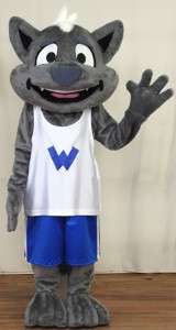 Washington Elementary School Wolfie mascot         